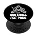You Shall Not Pass Retro Goalie Ice Hockey Sport Lover Gift PopSockets Agarre y Soporte para Teléfonos y Tabletas