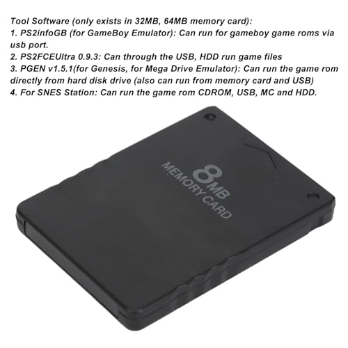 Image of Game Console Memory Card High Speed Plug and Play V1.966 USB Game Start Card for PS1 Thick Machine (8MB)