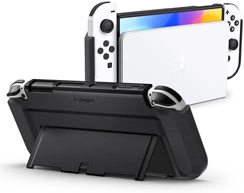 Spigen Thin Fit for Switch OLED Protective TPU Case - Black