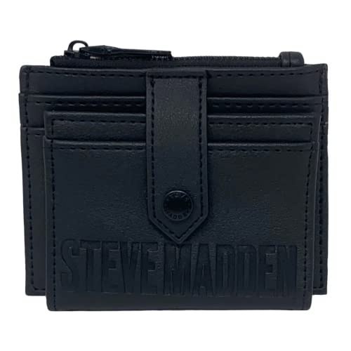Steve Madden Hayden Wallet Blk/Blk Logo