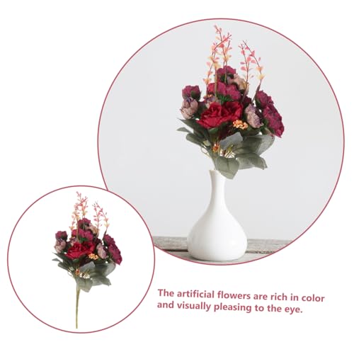 Rosas artificiales para confección de ramos nupciales y adorno floral de iglesias 7