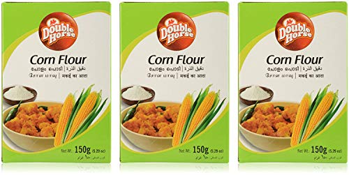 Image of Double Horse Natural Corn Flour- 150 gm Pack of 3|Cholam Powder | Makkai Ka Atta |Fibre Rich| Maize Flour |Rich in Vitamins|Gluten Free