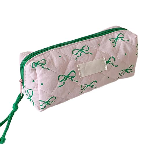 Estuche para bolígrafos para niños, estuche para lápices con lazo, bolsa de papelería escolar, construcción ligera y portátil, multifuncional, 19,5 x 8,5 x 6 cm, perfecto para el uso diario de los