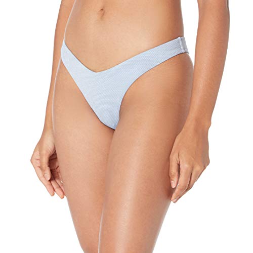 Seafolly Women's V High Cut Pant Bikini Bottom Swimsuit, Stardust Bluebell, 8 US