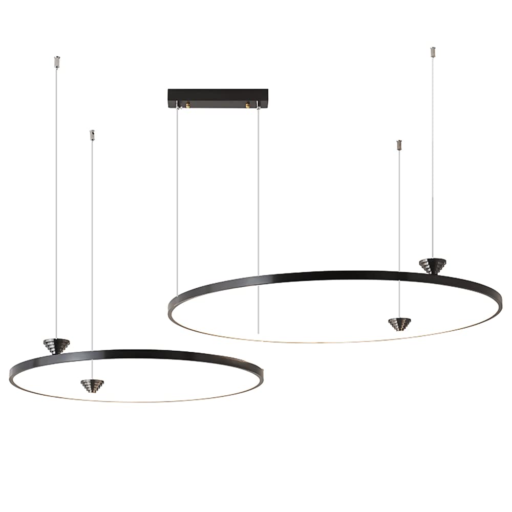 Lampe suspendue en cuivre noir pour créer une ambiance chaleureuse au salon