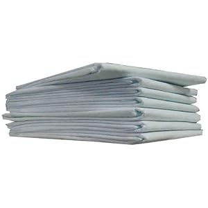 Paw Trax Super Absorbent Training Pads, 50 Pack | Richell Paw Trax Doggy Potty Pads: Puppy potty pads for training, absorbent, odor control four-layer quilted pad rectangle potty pads 17.7 x 23.6