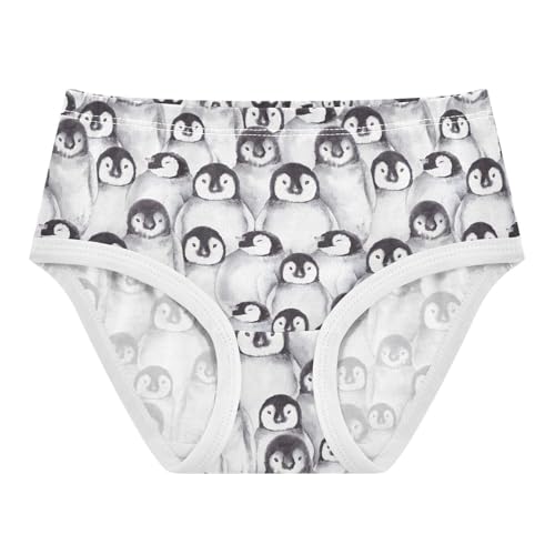 Girls Underwear Soft Cotton Penguins Kids Panties in Sizes 2/3t, 4t, 5t, 6 and 8