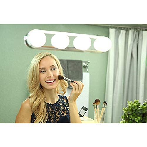 Preisvergleich Produktbild Pywee Schminktisch Beleuchtung, Hollywood-Stil Vanity Spiegellampe Schminklicht Make up Licht Spiegel Beleuchtung Beauty Schminktisch Leuchte für Kosmetikspiegel Schminkspiegel