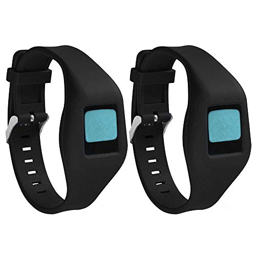 Buckle Bracelet for Fitbit Zip, Replacement Silicone Band with Chrome Watch Clasp and Fastener Buckle for Fitbit Zip