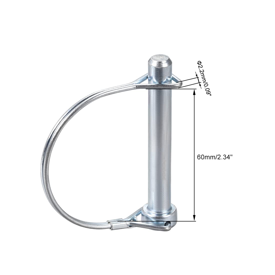 4 Stück Splinte M10 10x80mm - Sicherungsstifte Für Garten & Landwirtschaft