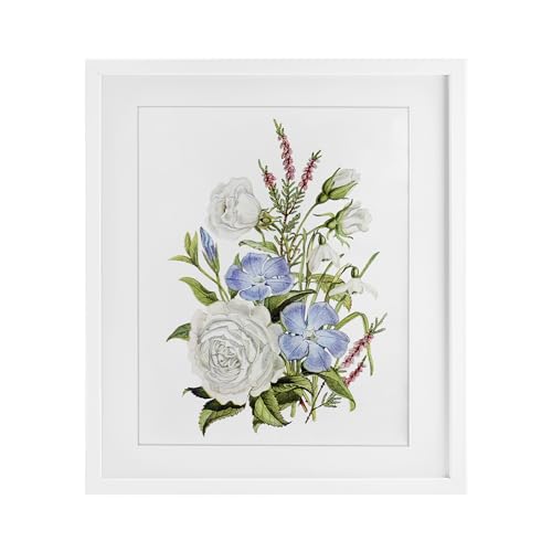 Affiche florale sous verre Stupell Industries de qualité premium 53cm