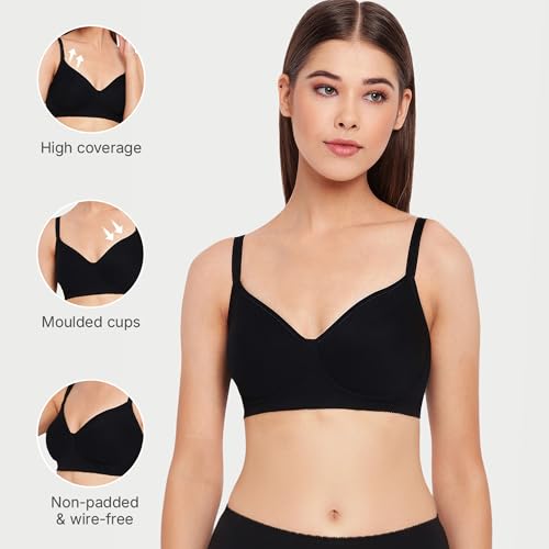 Image of Enamor Innovations Fabcool Encircled Side Support Shaper, Non Padded, Wirefree, High Coverage, Women's Cotton Everyday Bra - A042 (Available in Plus Sizes)