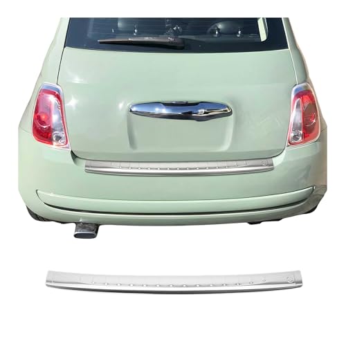 Protection de pare-chocs arrière en inox brossé pour sublimer le style de la Fiat 500