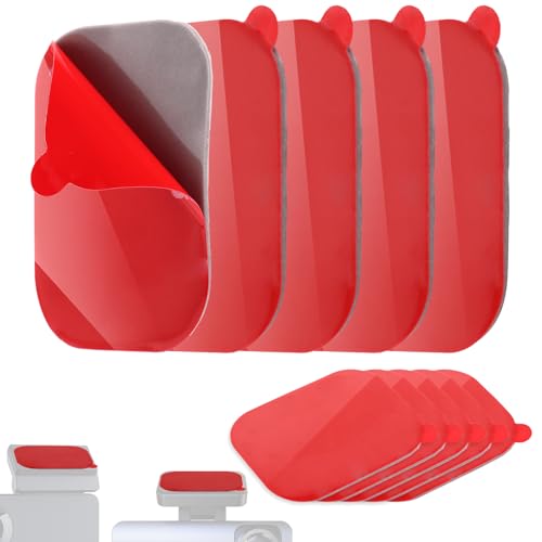 lasuroa 10stk Dashcam-Klebepad, Hitzebeständig Quadratisch Windschutzscheiben-Klebepads mit Elektrostatischer Folie Doppelseitig Montageband für Auto-Dashcam Armaturenbrett GPS-Halterung