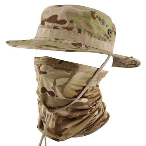 Casquette boonie d'extérieur et couvre-chef de randonnée verte