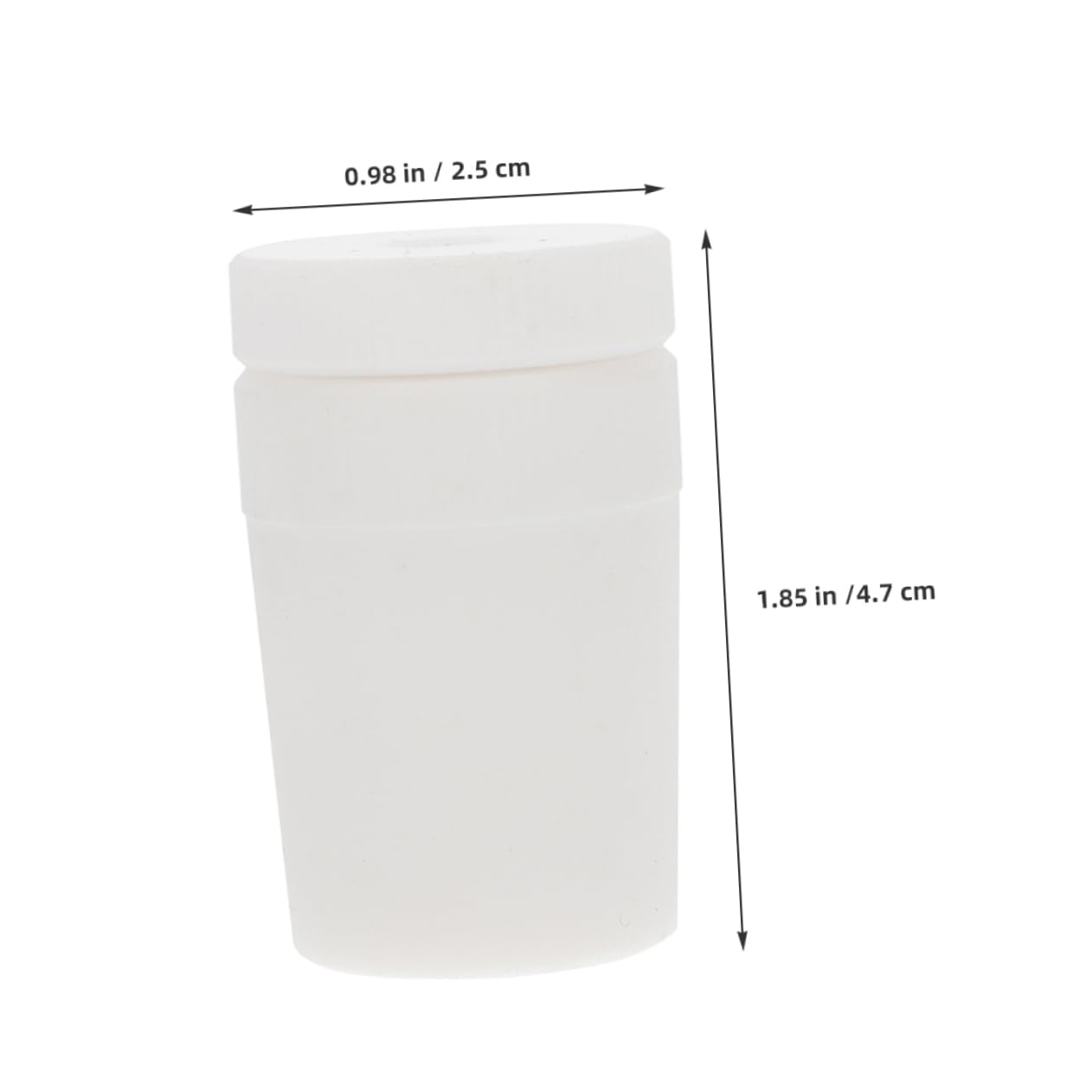 FELTECHELECTR Sturdy PTFE Material Tapered Plastic Tube Stopper Lab Sealing Plug High-Temperature Resistance Quick Fit