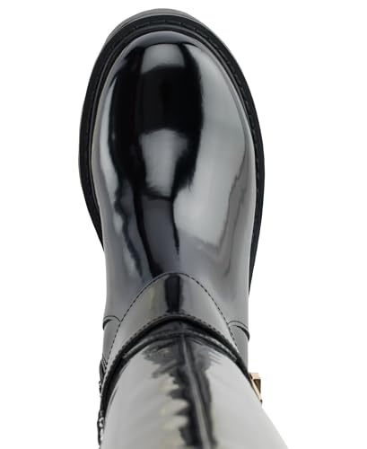 Karl Lagerfeld Paris Women's Meara Houndstooth Knee High Boot Ankle4