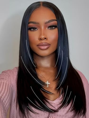 ISEE Hair Straight Glueless Wigs Human Hair Pre Plucked Pre