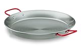 Paellera de hierro de 80 cms, ideal para cocción sobre fuego, material resistente, diseño clásico. Diseñado para: cocinar paellas y arroces al aire libre. #
