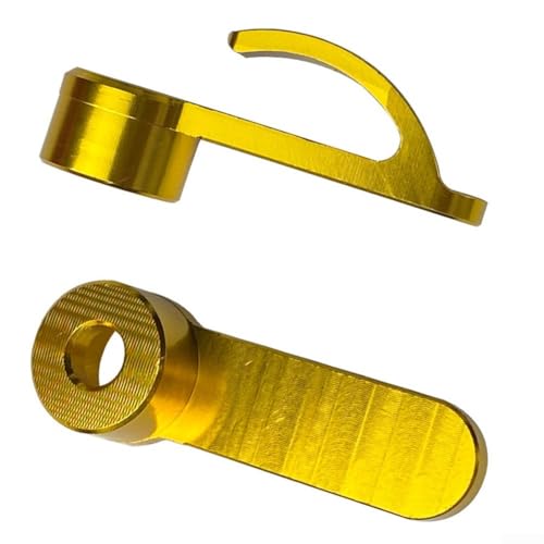 Crochet en alliage d'aluminium pour sac de moto avec excellente soudure et galvanoplastie, s'adapte à la plupart des motos et véhicules électriques (doré)