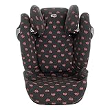 JANABEBE Funda para silla de coche Compatible con Cybex Solution M (Fluor Heart)