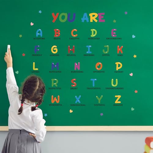 Vinilo decorativo educativo adhesivo para pared ABC miniatura 5