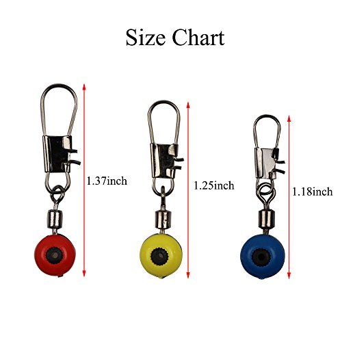 ICE SEA 50pcs-150pcs/box Fishing Sinker Slides Hook Shank Clip Swivels Snaps Connector Fishing Line Sinker Slider Tackle Box Kit (50pcs)
