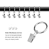 LWLW Filo per Tende 4 etri Cavo di Rete per Tende con 10 Ganci e 10