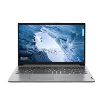Notebook Lenovo IdeaPad 1 15IRU7 Intel Core i3-1315U 8GB 512GB SSD Windows 11 15.6" - 83QJ0000BO Cloud Grey