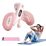 Inner Thigh Exerciser for Women,Kegel Exerciser(Adjustable Resistance),Pelvic Floor Muscle Trainer,thigh exercise equipment,kegel Exercise with Resistance Band,Slim Thighs,Shape Back & Lift Hips(pink)
