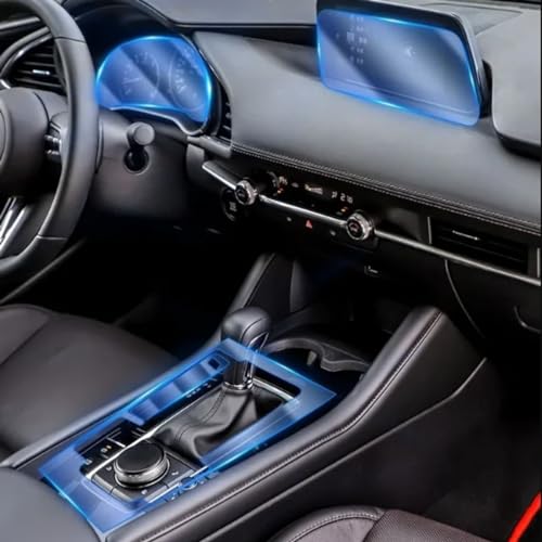 Film protection console centrale Mazda 3 20-21 en TPU premium invisible - 5