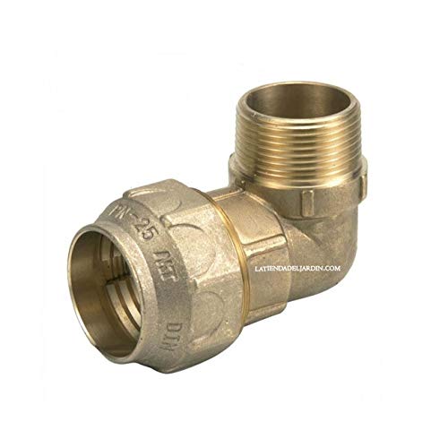 Suinga Raccordo a gomito maschio in ottone 32 mm x...