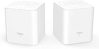 Tenda Nova MW3-2 Mesh WiFi System-Up to 2500 sq.ft. Whole Home Coverage, WiFi Router and Extender Replacement, AC1200 Mesh Router for Wireless Internet, Works with Alexa, Parental Controls, 2-pack