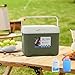 kowaku Ice Chest Box, Insulated Cooler, with Handle Portable Personal Cold Case with Ice Pack for Outdoor Camping Kitchen BBQ Picnic, Green