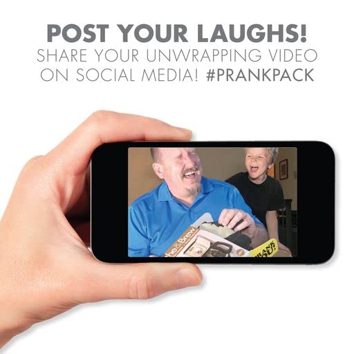 Prank-O Carbecue Prank Gift Box, Wrap Your Real Present in a Funny Authentic Prank-O Gag Present Box | Novelty Gifting for Pranksters, Holiday Gift Wrap