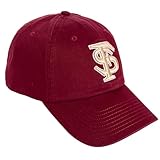 Desert Cactus Florida State University Baseball Hat Seminoles FSU Brimmed Embroidered Hats Cap Adjustable Cloth Strap Adult (Style F1) Red