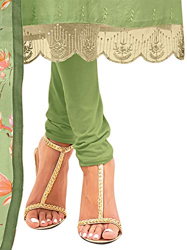 Image of AKHILAM Women's Cotton Blend Embroidered Unstitched Salwar Suit Material(29DMK50 Parent)
