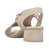 Rieker Women's 64962 Sandals, beige, 9 UK - 5