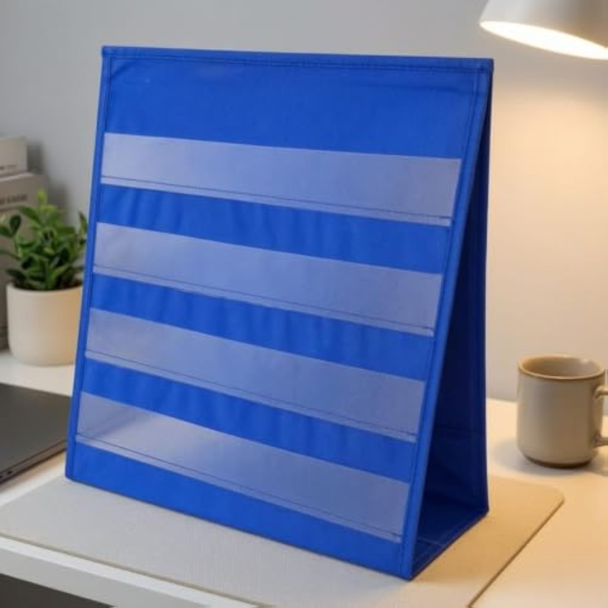 Portable Desktop Pocket Chart Self-Standing Display Board