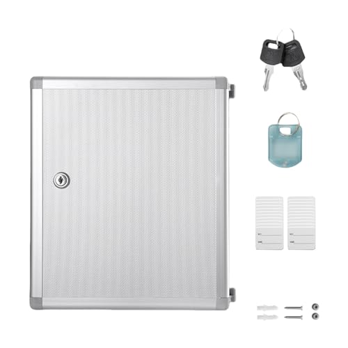 Caja de almacenamiento de aleación de aluminio anodizado con diseño elegante de llaves