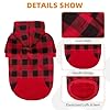 KOOLTAIL Plaid Dog Hoodie Pet Clothes Sweater with... #5