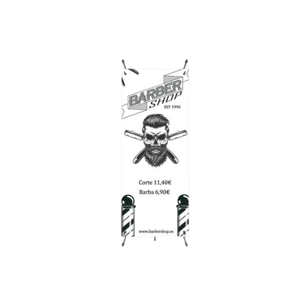 Xbanner Personalizado con Impresión Incluida (80x200), Expositor Publicitario, Fabricado PVC opacante de 220micras. Banners con Soporte X, Banner Display, Tintas Resistentes a la Luz UV