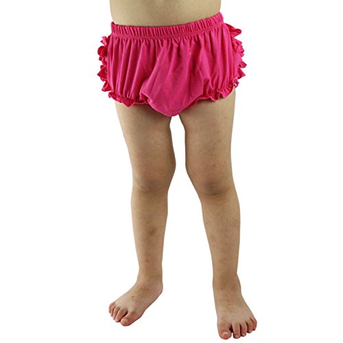Wennikids Baby Girl's Cotton Shorts And Diaper Cover Bloomers Small White #TOP3