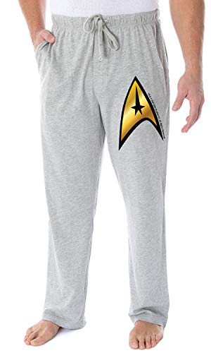 Star Trek Men's The Original Series TOS Starfleet Command Insignia Lounge Pajama Pants