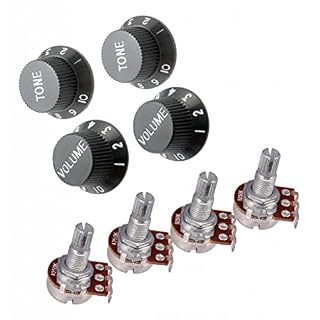 Harilla Boutons de Contrôle électronique Du Volume de Tonalité Des Basses et Pièces de Potentiomètre de Guitare - Les Beatles, Paul McCartney, John Lennon, RIngo Starr, George Harrison Harilla Boutons de Contrôle électronique Du Volume de Tonalité Des Basses et Pièces de Potentiomètre de Guitare – Image 4