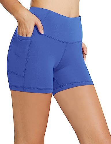 Image of baleaf Women's 8 inch / 5 inch / 3 inch Biker Shorts High Waist Yoga Workout Gym Running Volleyball Spandex Shorts with Pockets