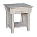 International Concepts Mission End Table, Unfinished