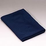 手ふくさ 正絹・縮緬(ちりめん) 無地 中巾(45cm)【鉄紺】