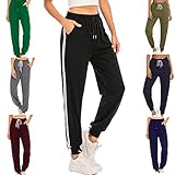 ❤Pantalones deportivos holgados para mujer en tela transpirable y elástica.