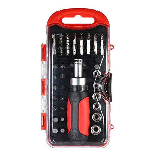 30-In-1-Präzisions-Ratschen-Schraubendreher-Set, Professionelles Magnet-Schraubendreher-Treiber-Elektronik-Reparatur-Toolkit Für Mobiltelefone,